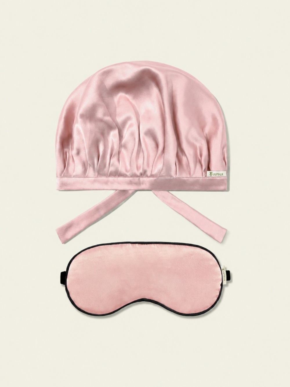 Lily Silk New Silk Cap and Silk Eye Mask